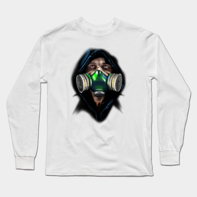 Gasmaske Long Sleeve T-Shirt by sibosssr